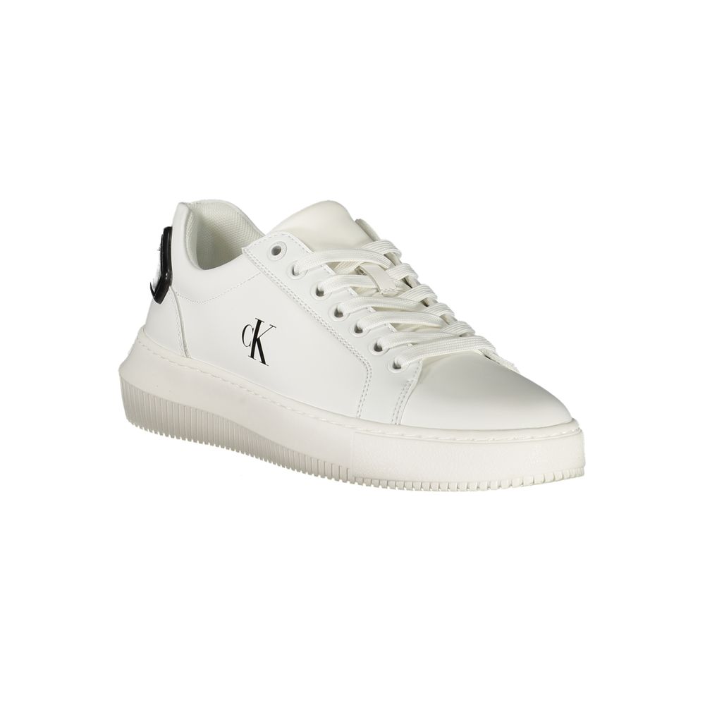 Calvin Klein Bianco Polyurethane Women Sneaker - GET THE BRAND
