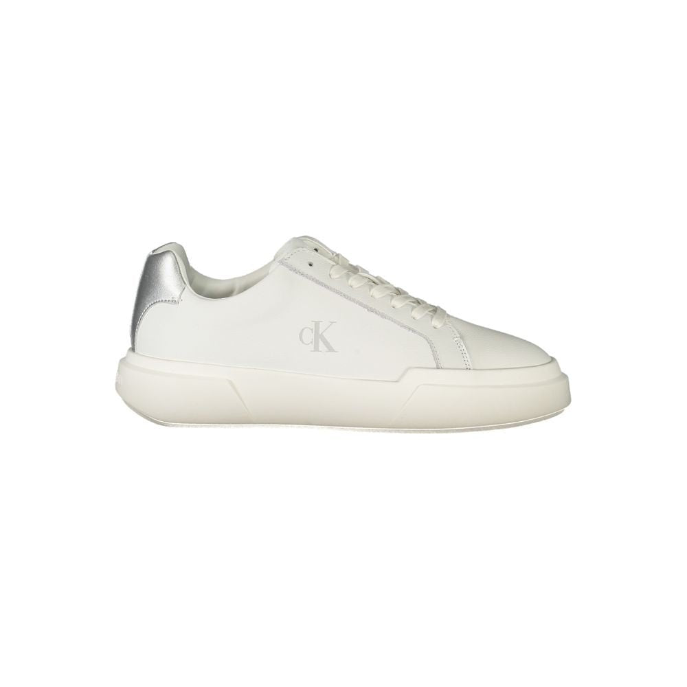 Calvin Klein Bianco Polyurethane Women Sneaker - GET THE BRAND