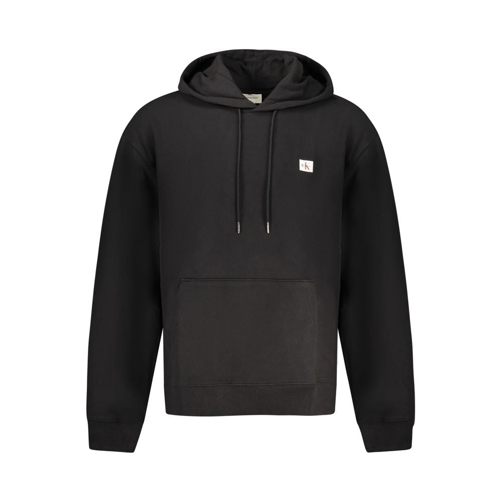 Calvin Klein Black Cotton Men Hoodie - GET THE BRAND
