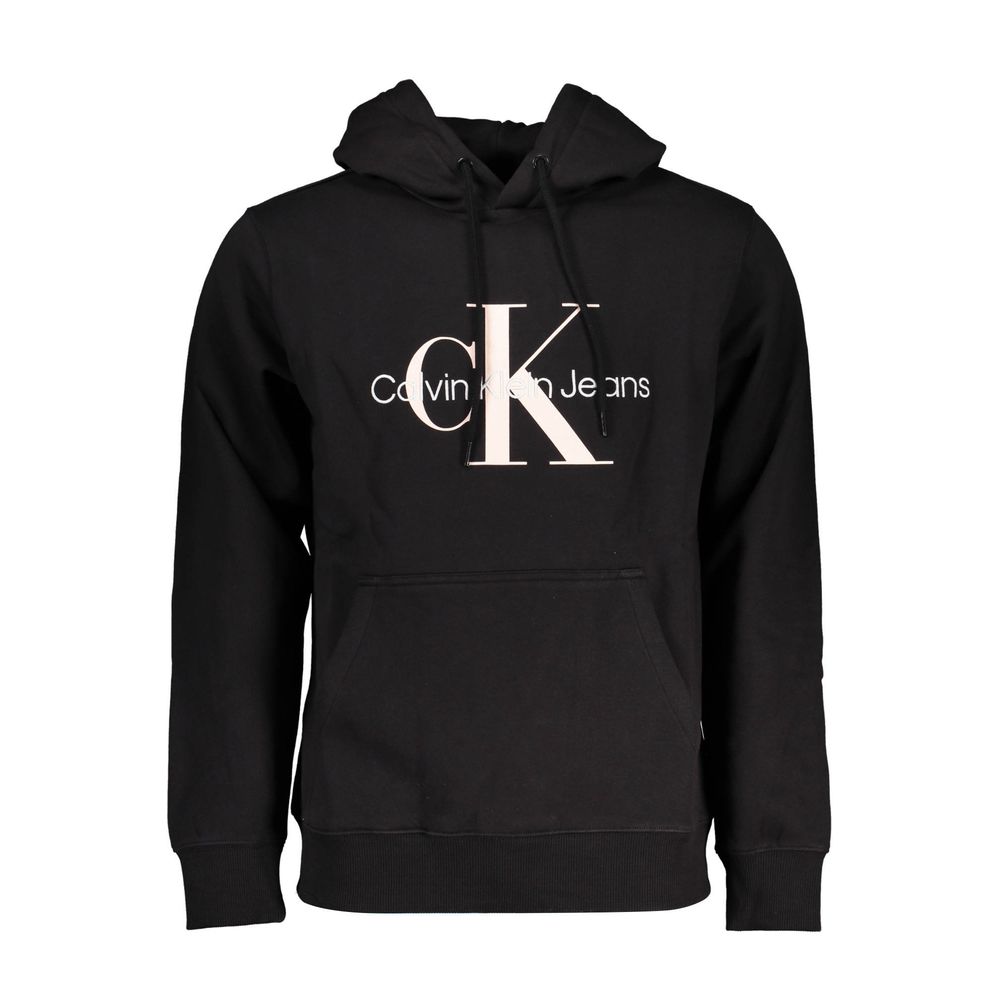 Calvin Klein Black Cotton Men Sweater - GET THE BRAND