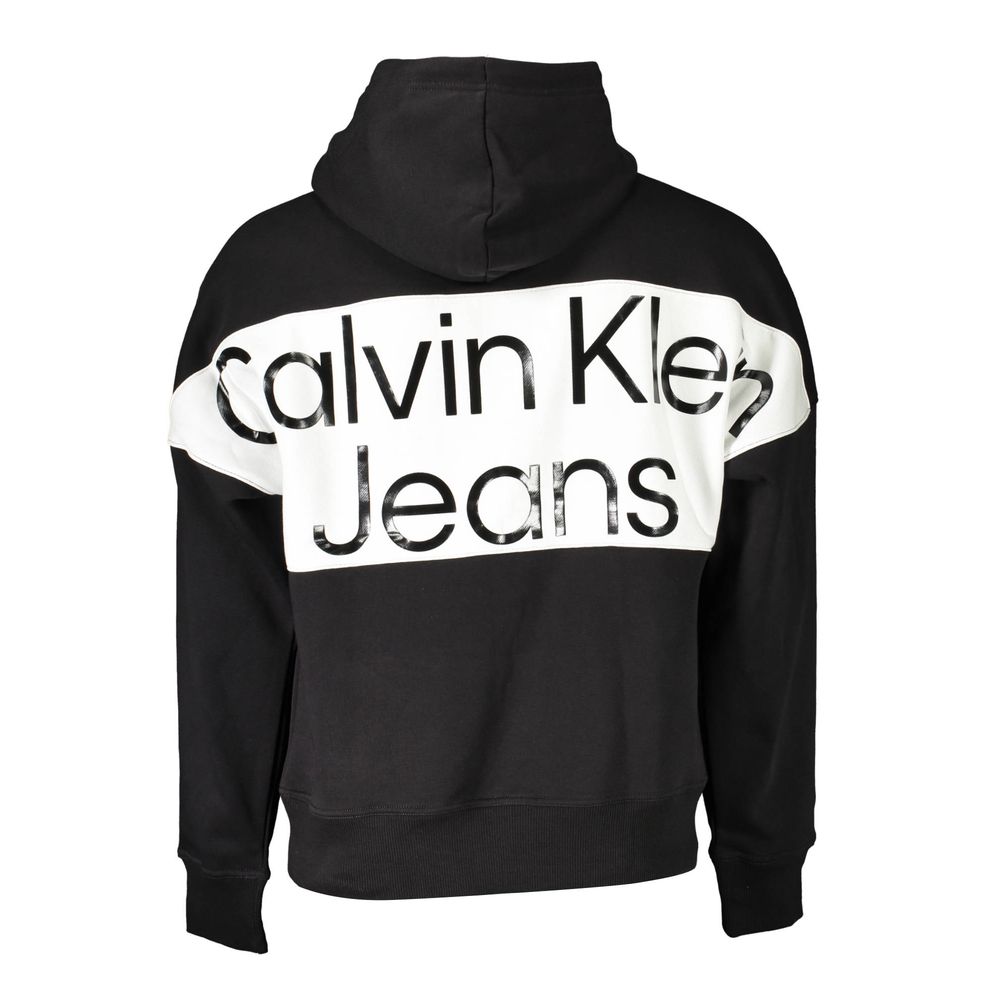 Calvin Klein Black Cotton Men Sweatshirt - GET THE BRAND