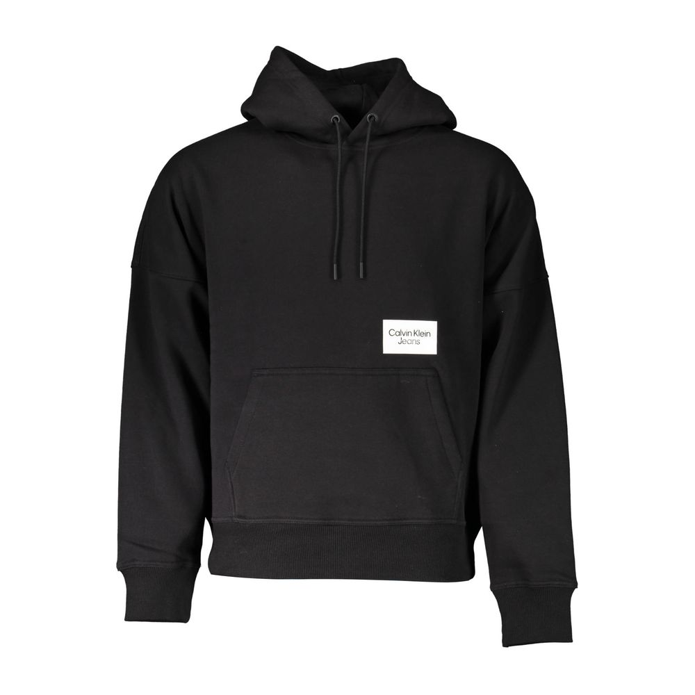 Calvin Klein Black Cotton Men Sweatshirt - GET THE BRAND