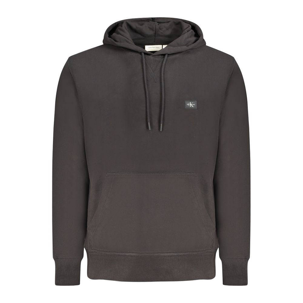 Calvin Klein Black Cotton Men's Hoodie - GET THE BRAND