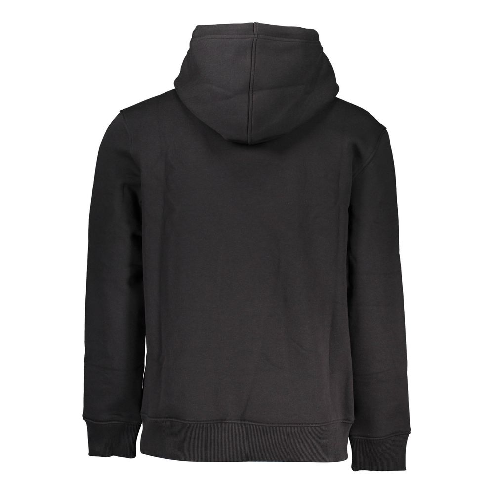 Calvin Klein Black Cotton Men's Sweater Hoodie - GET THE BRAND