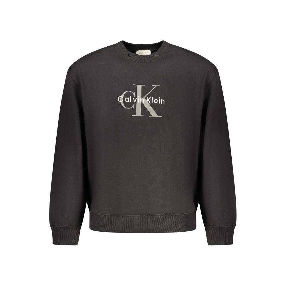 Calvin Klein Black Cotton Men's Sweatshirt - GET THE BRAND
