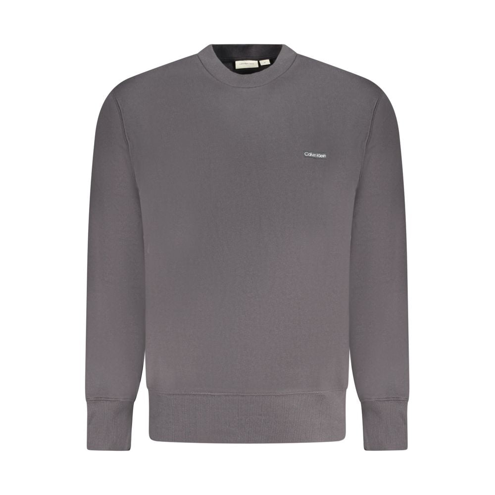 Calvin Klein Black Cotton Men's Sweatshirt - GET THE BRAND