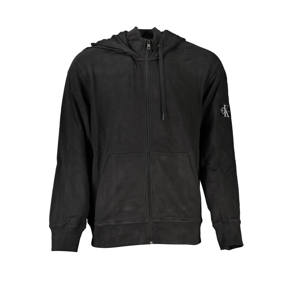 Calvin Klein Black Cotton Men's Sweatshirt - GET THE BRAND