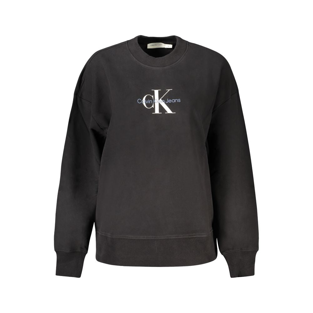 Calvin Klein Black Cotton Women Sweater - GET THE BRAND