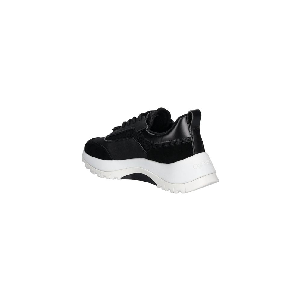 Calvin Klein Black Leather Athletic Sneakers - GET THE BRAND