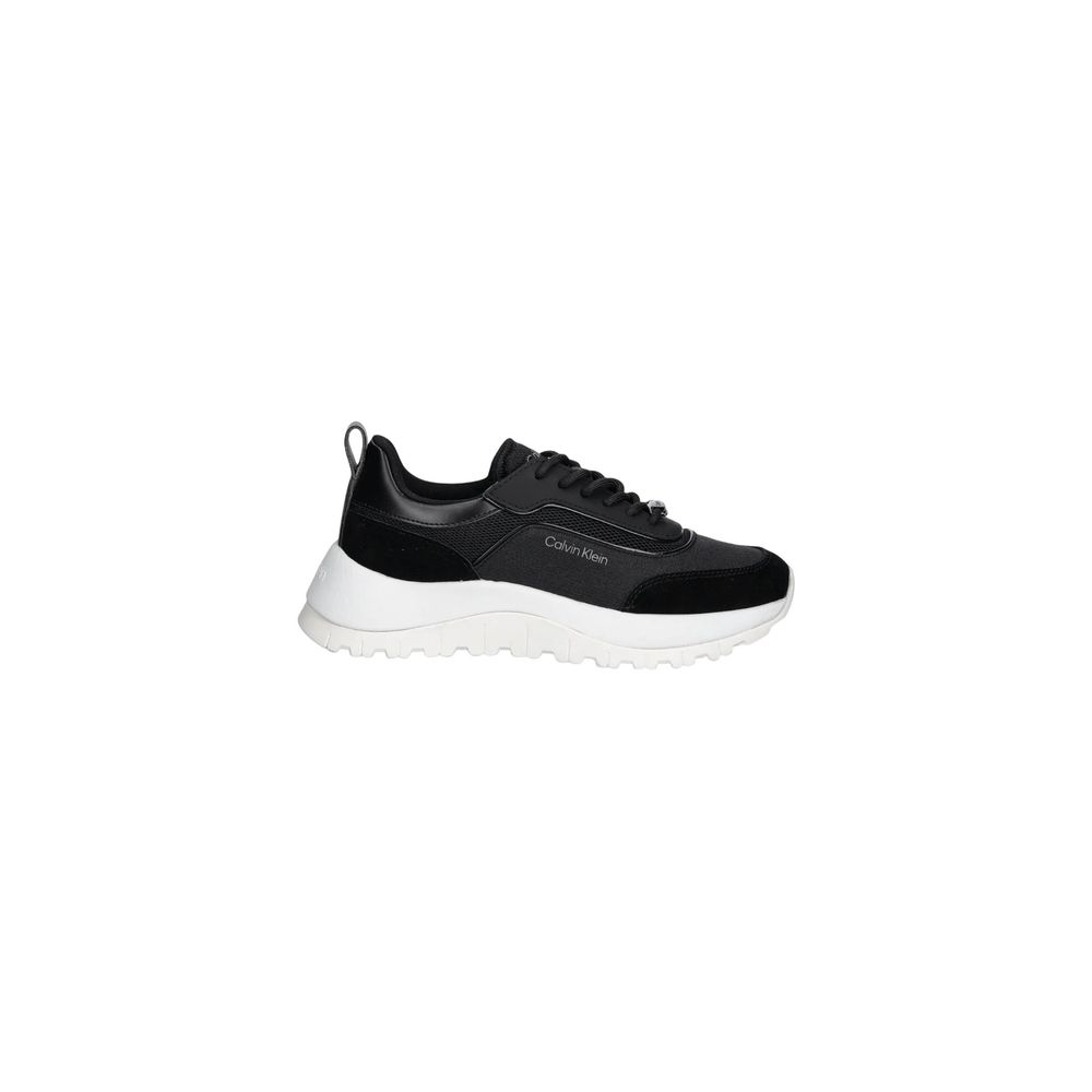Calvin Klein Black Leather Athletic Sneakers - GET THE BRAND