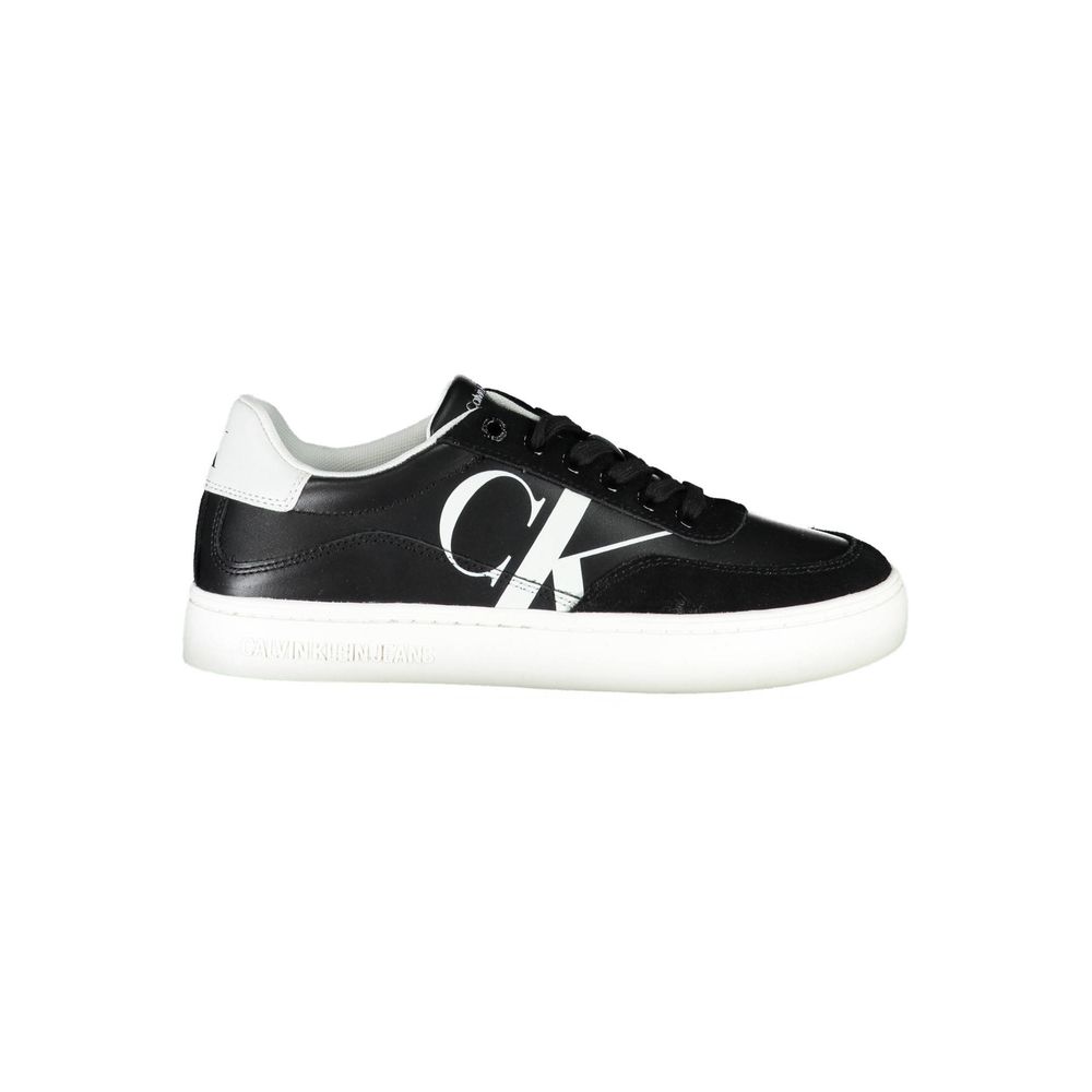 Calvin Klein Black Leather Women's Sneaker - GET THE BRAND