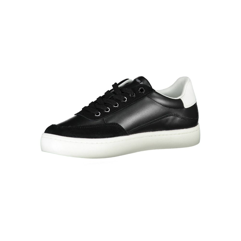 Calvin Klein Black Leather Women's Sneaker - GET THE BRAND