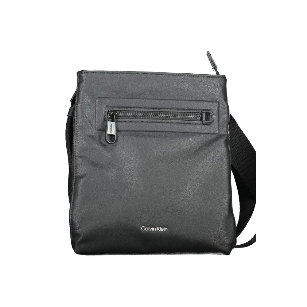 Calvin Klein Black Polyester Men's Shoulder Bag - GET THE BRAND