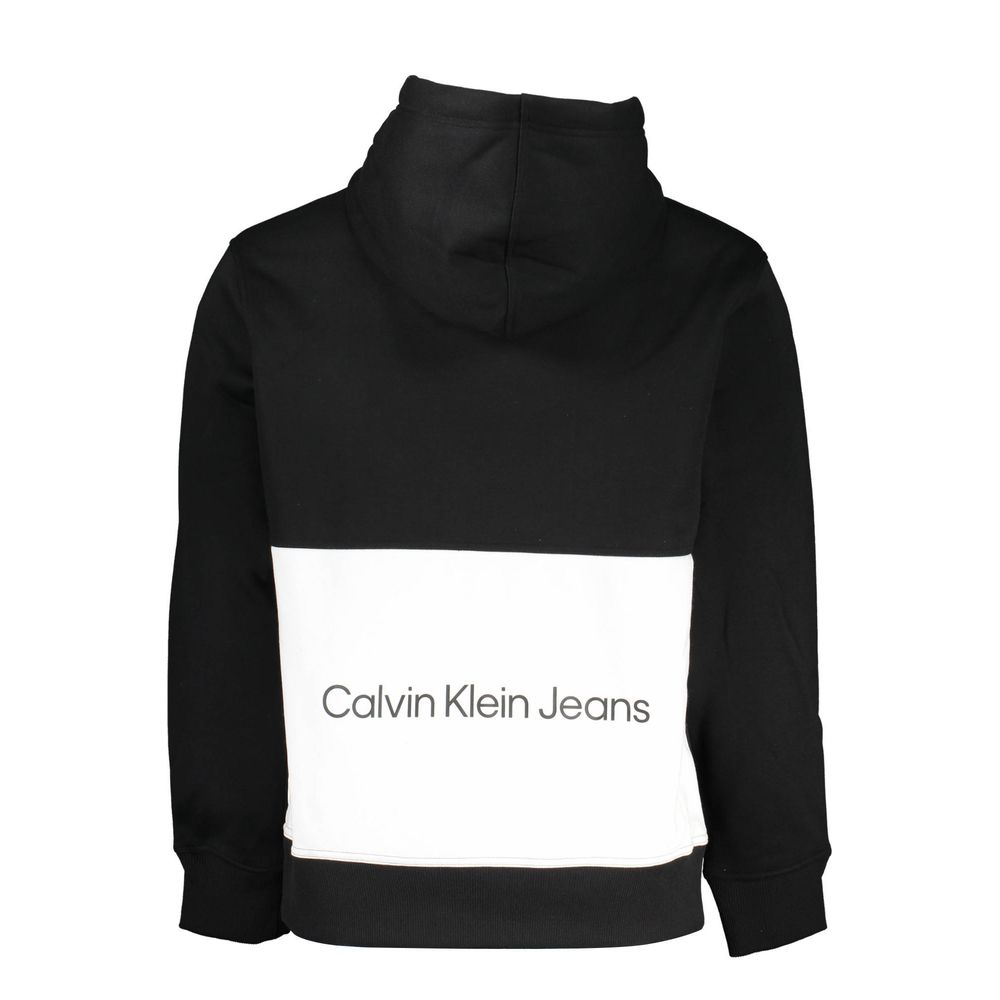Calvin Klein Black Polyester Men's Sweatshirt - GET THE BRAND
