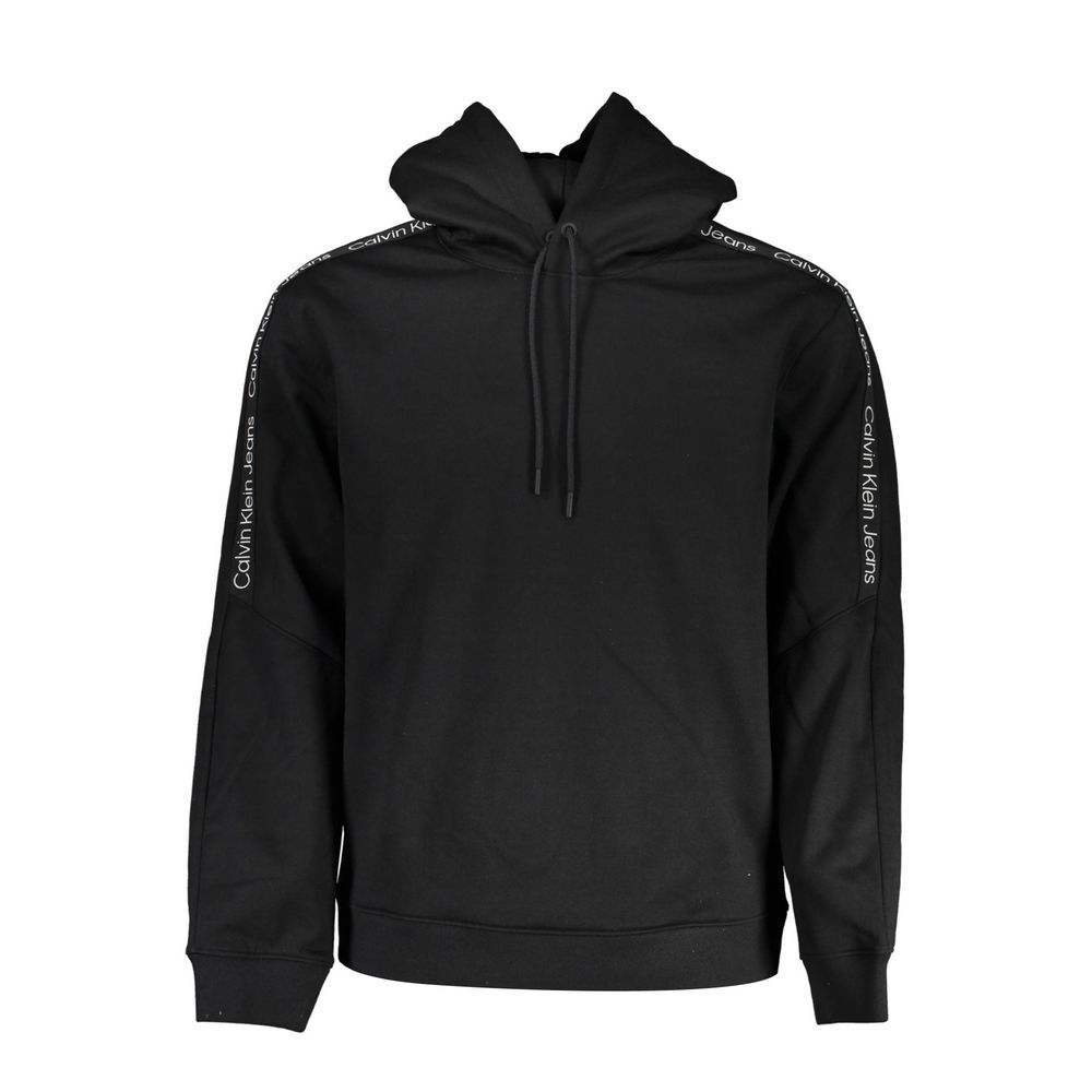 Calvin Klein Black Polyester Men's Sweatshirt - GET THE BRAND