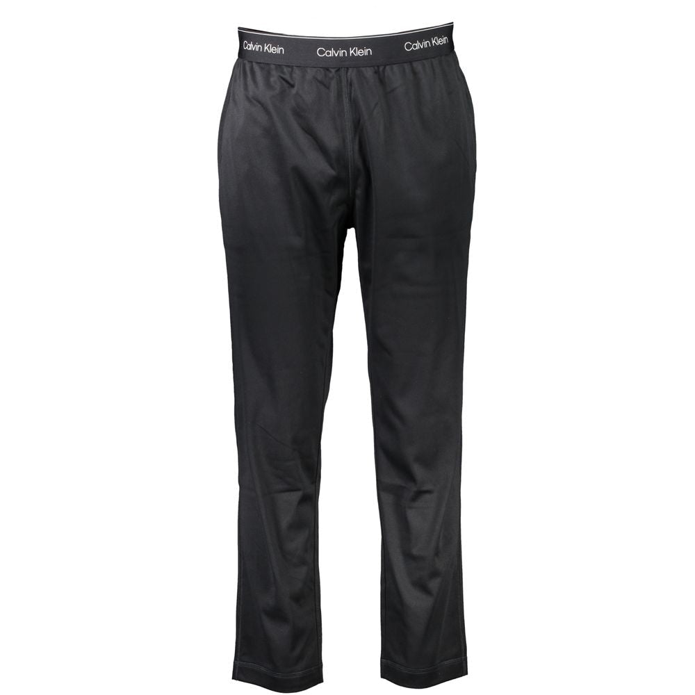 Calvin Klein Black Polyester Men's Track Pant - GET THE BRAND