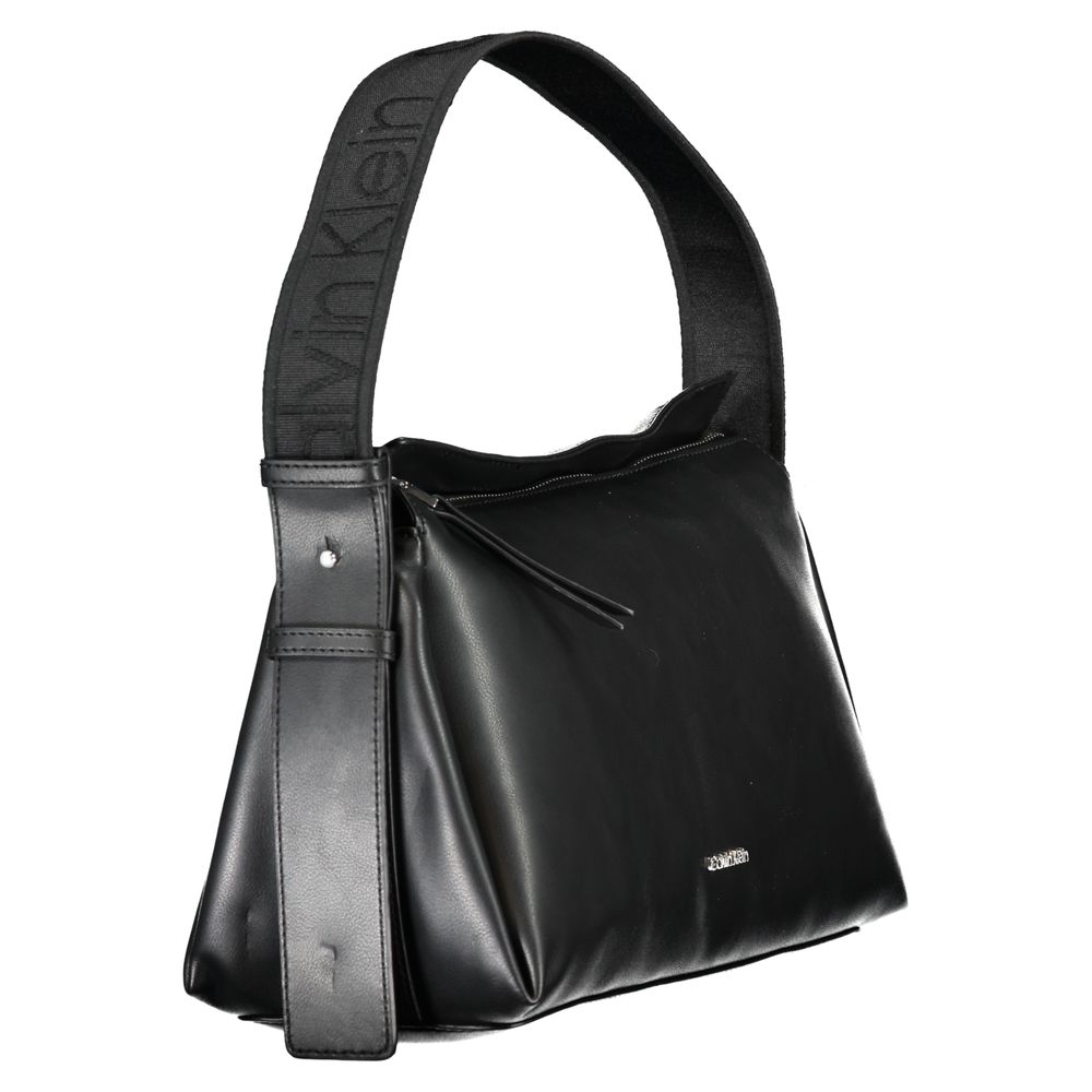 Calvin Klein Black Polyester Women Handbag - GET THE BRAND