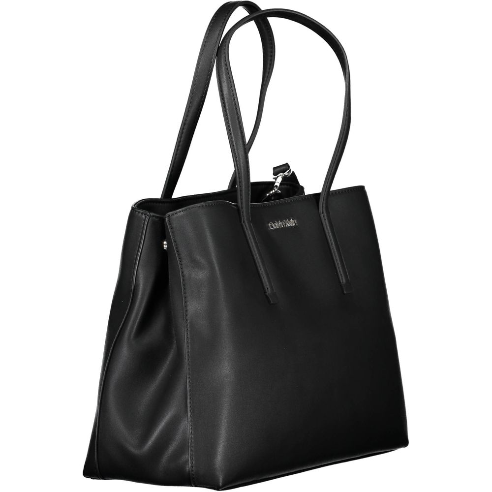 Calvin Klein Black Polyester Women Handbag - GET THE BRAND