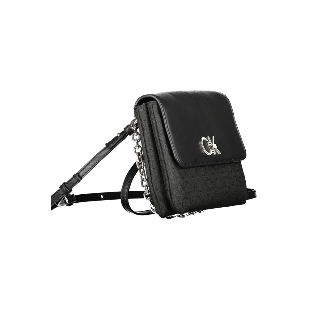 Calvin Klein Black Polyester Women Handbag - GET THE BRAND