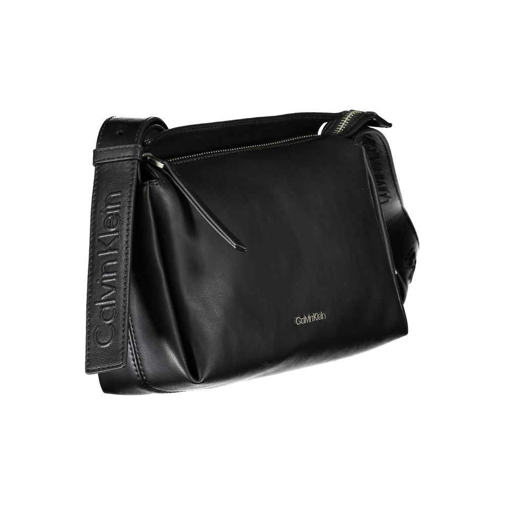 Calvin Klein Black Polyester Women Shoulder Bag - GET THE BRAND