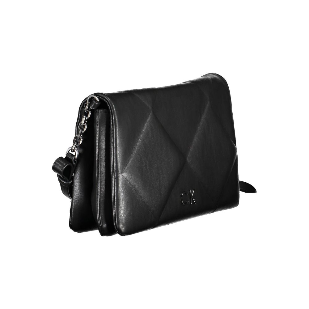 Calvin Klein Black Polyester Women Shoulder Bag - GET THE BRAND