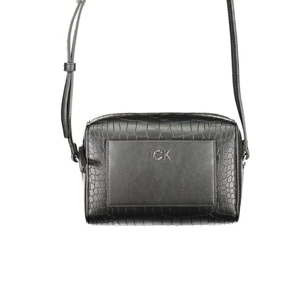 Calvin Klein Black Polyester Women Shoulder Bag - GET THE BRAND