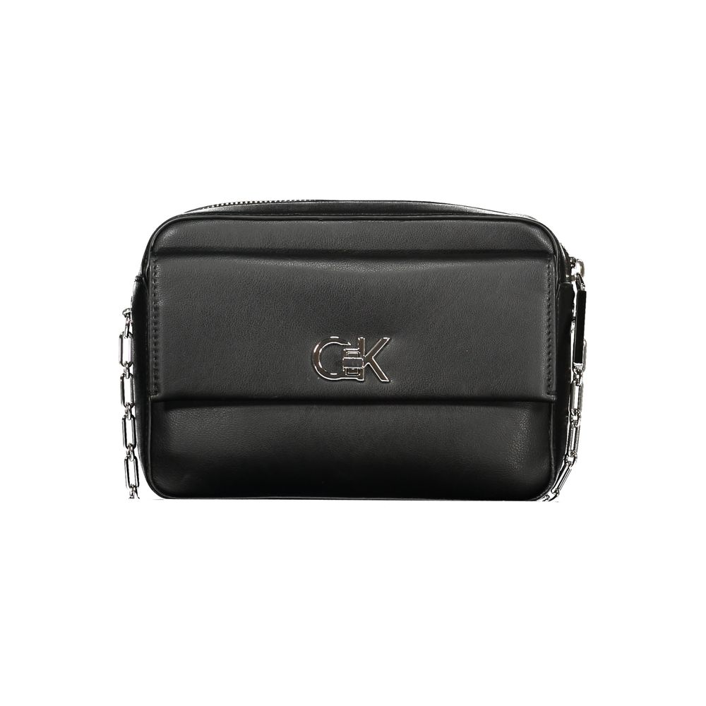 Calvin Klein Black Polyester Women Shoulder Bag - GET THE BRAND
