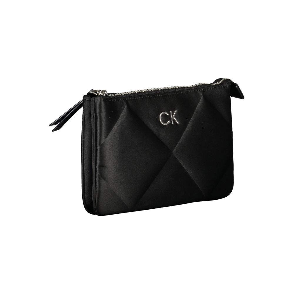 Calvin Klein Black Polyester Women Shoulder Bag - GET THE BRAND