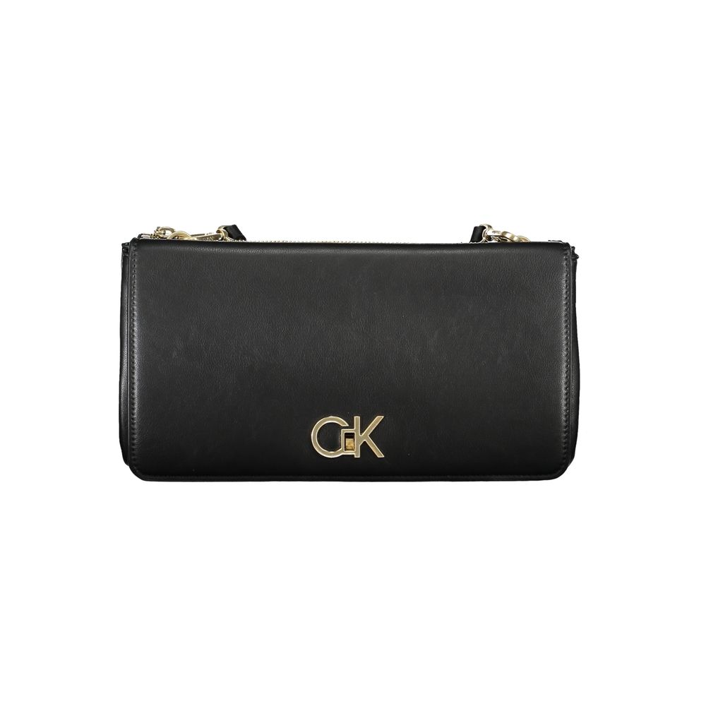 Calvin Klein Black Polyester Women Shoulder Bag - GET THE BRAND