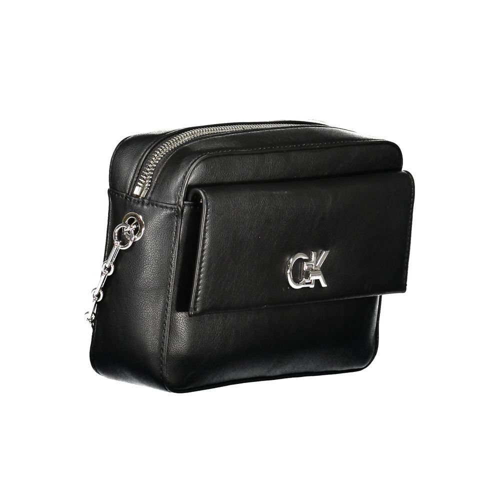 Calvin Klein Black Polyester Women Shoulder Bag - GET THE BRAND