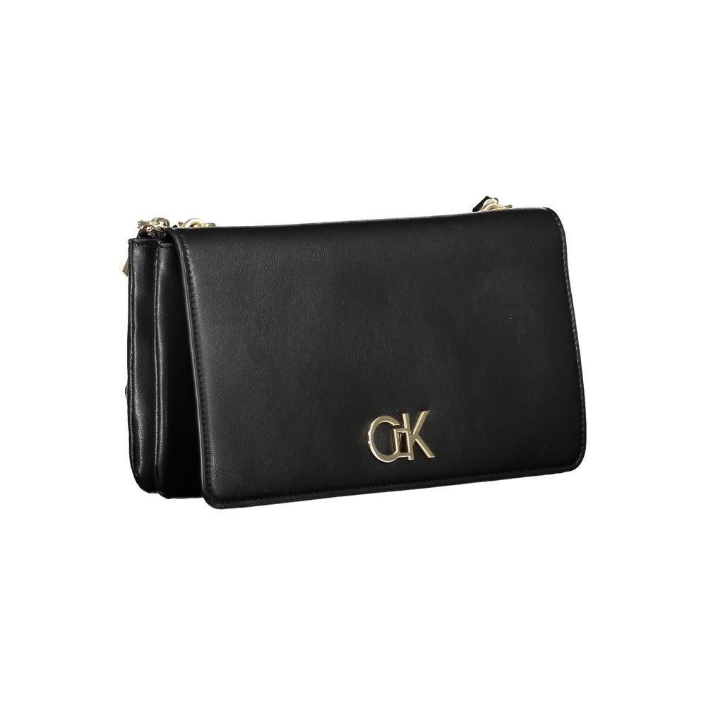 Calvin Klein Black Polyester Women Shoulder Bag - GET THE BRAND