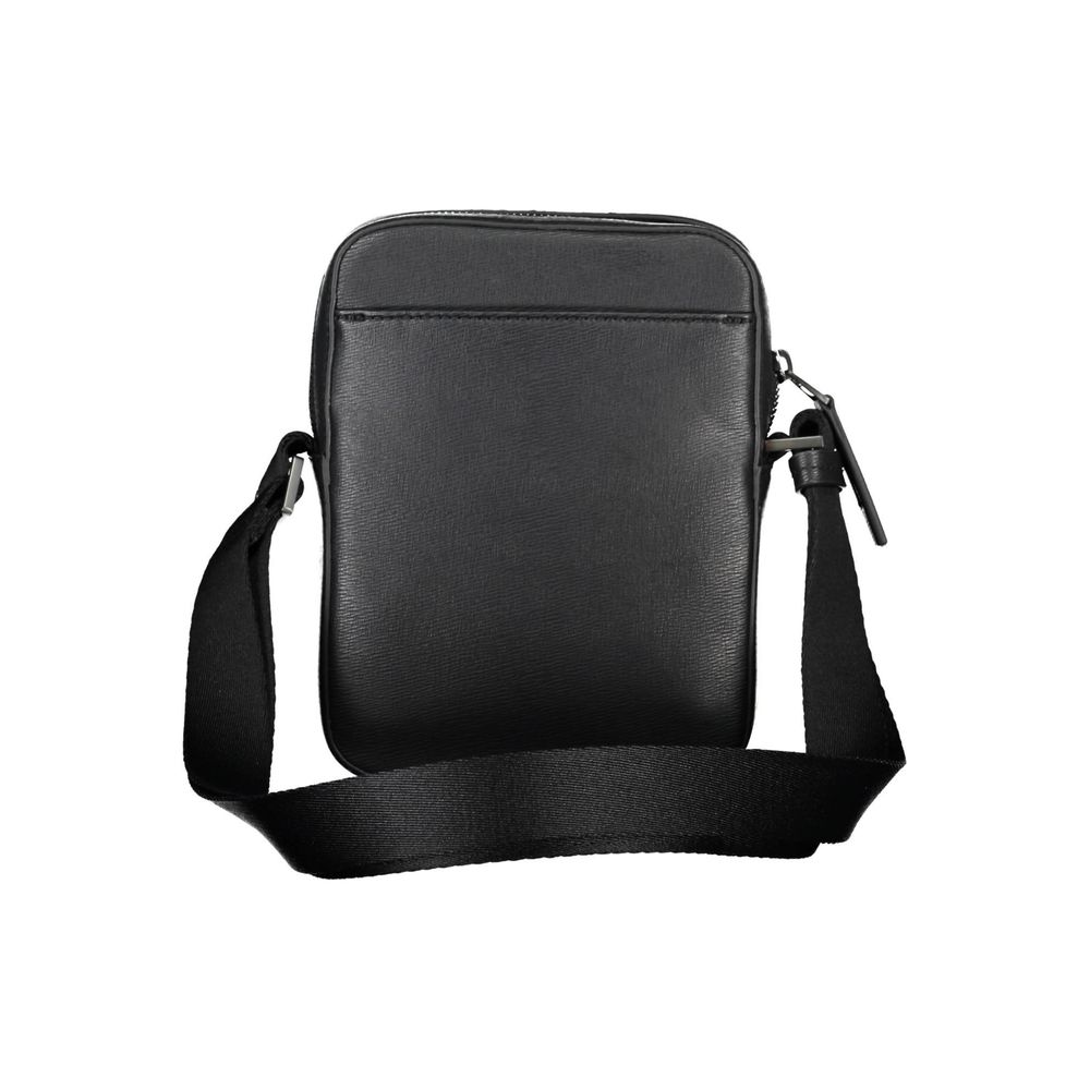 Calvin Klein Black Polyurethane Men Shoulder Bag - GET THE BRAND