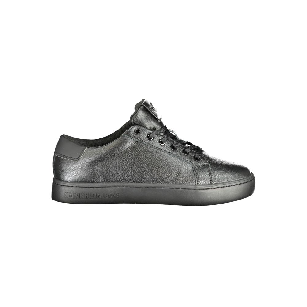Calvin Klein Black Polyurethane Men Sneaker - GET THE BRAND
