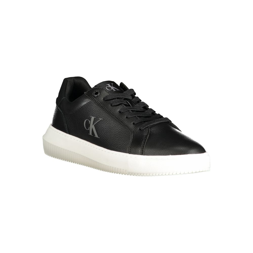 Calvin Klein Black Polyurethane Men Sneaker - GET THE BRAND