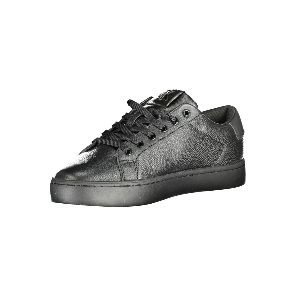 Calvin Klein Black Polyurethane Men Sneaker - GET THE BRAND