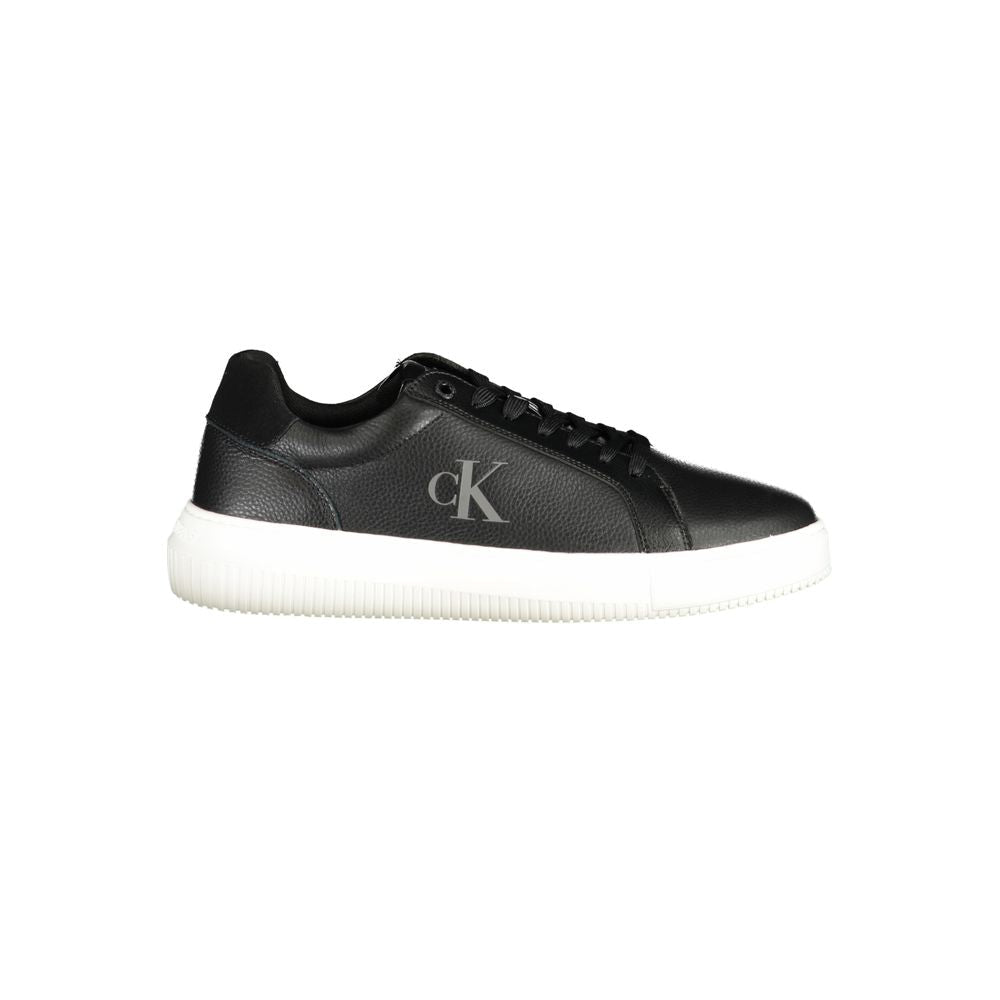 Calvin Klein Black Polyurethane Men Sneaker - GET THE BRAND