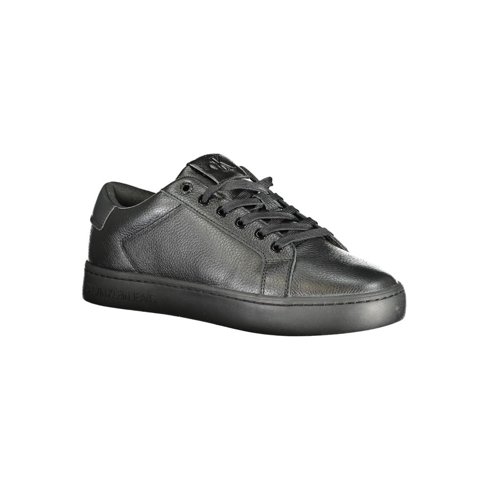 Calvin Klein Black Polyurethane Men Sneaker - GET THE BRAND