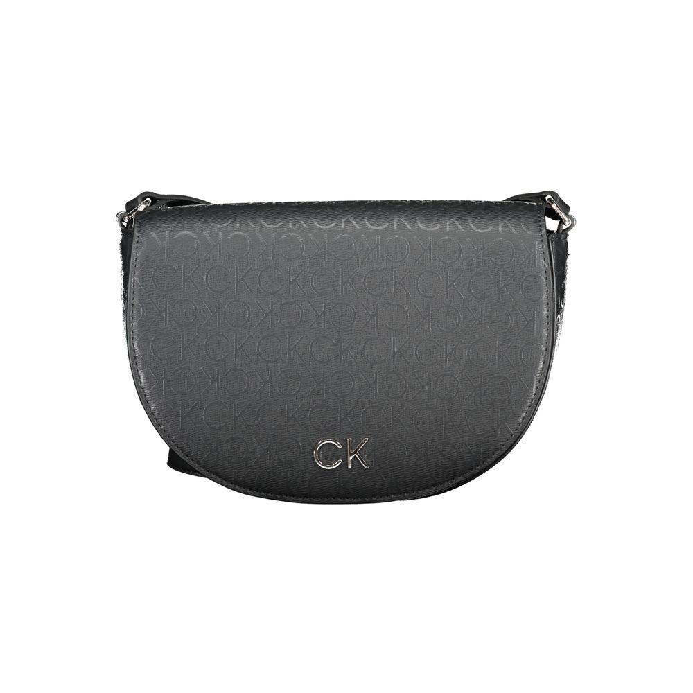 Calvin Klein Black Polyurethane Women Shoulder Bag - GET THE BRAND