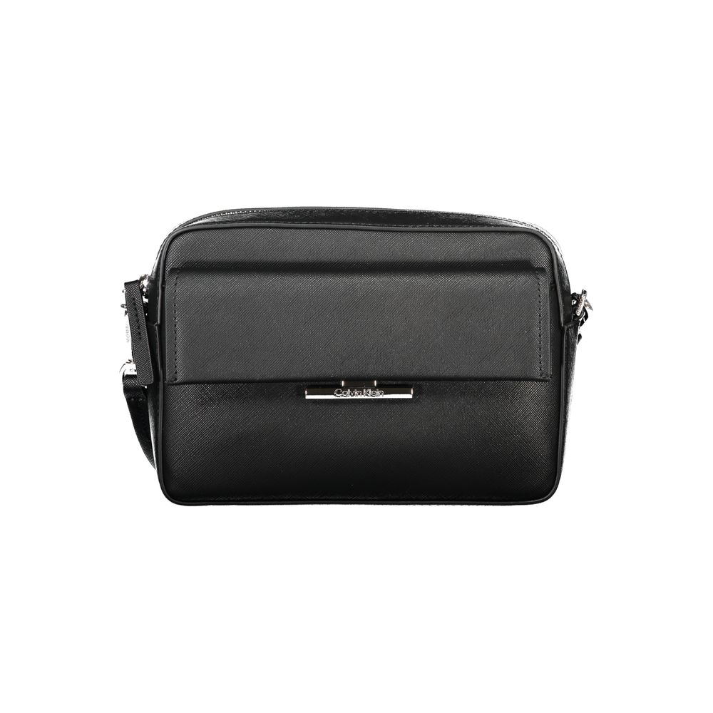 Calvin Klein Black Polyurethane Women's Shoulder Bag - GET THE BRAND