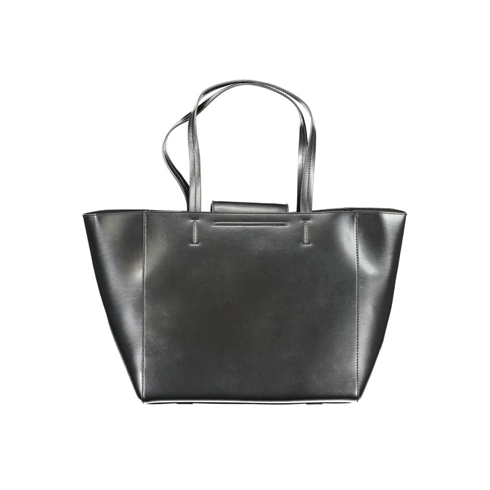 Calvin Klein Black Recycled Polyester Women Handbag - GET THE BRAND