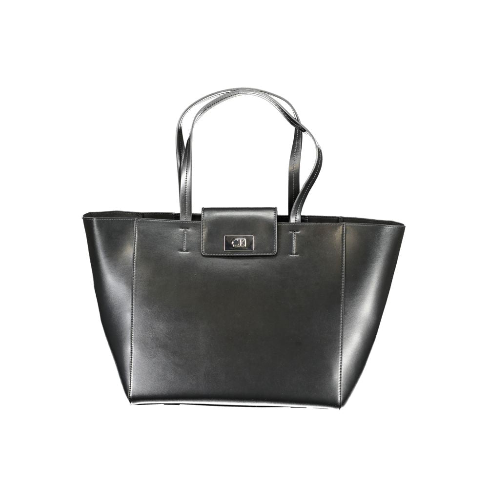 Calvin Klein Black Recycled Polyester Women Handbag - GET THE BRAND