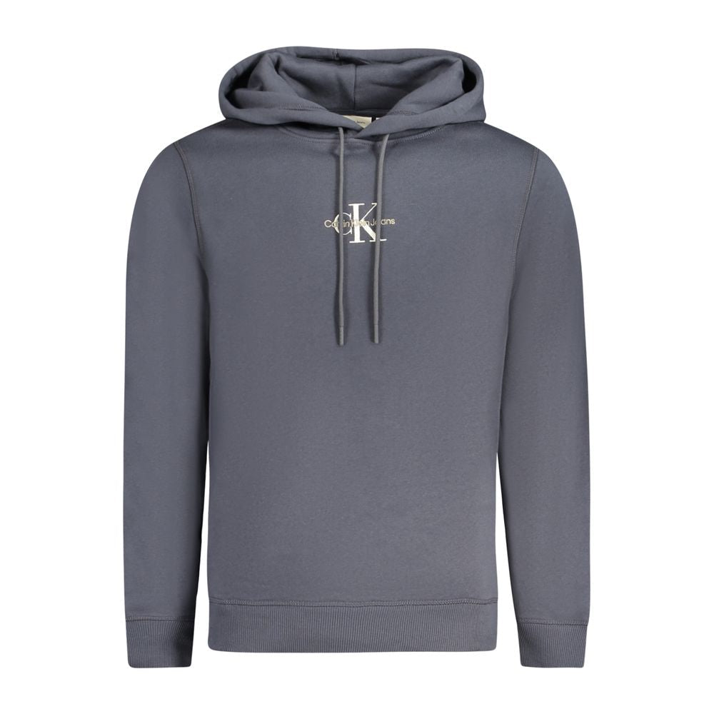 Calvin Klein Blu Cotton Men Sweatshirt - GET THE BRAND