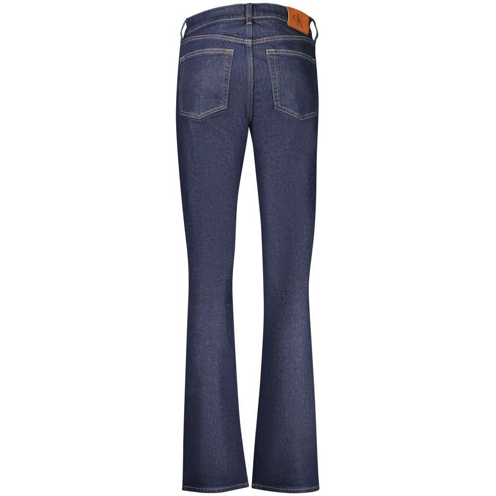 Calvin Klein Blu Cotton Women Jeans - GET THE BRAND
