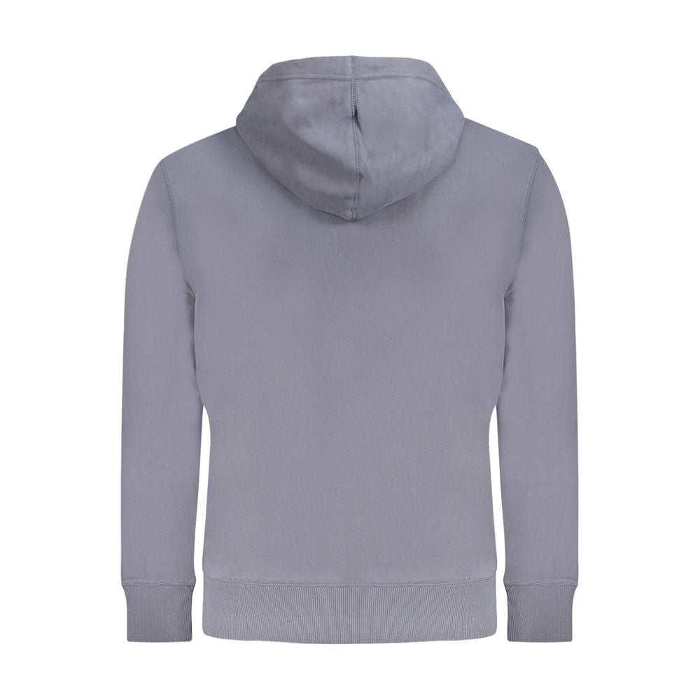 Calvin Klein Blue Cotton Men's Hooded Sweatshirt - GET THE BRAND