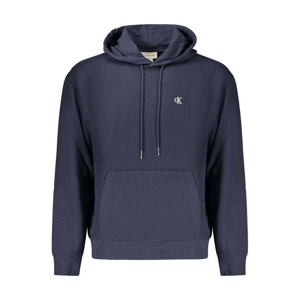 Calvin Klein Blue Cotton Men's Sweatshirt - GET THE BRAND