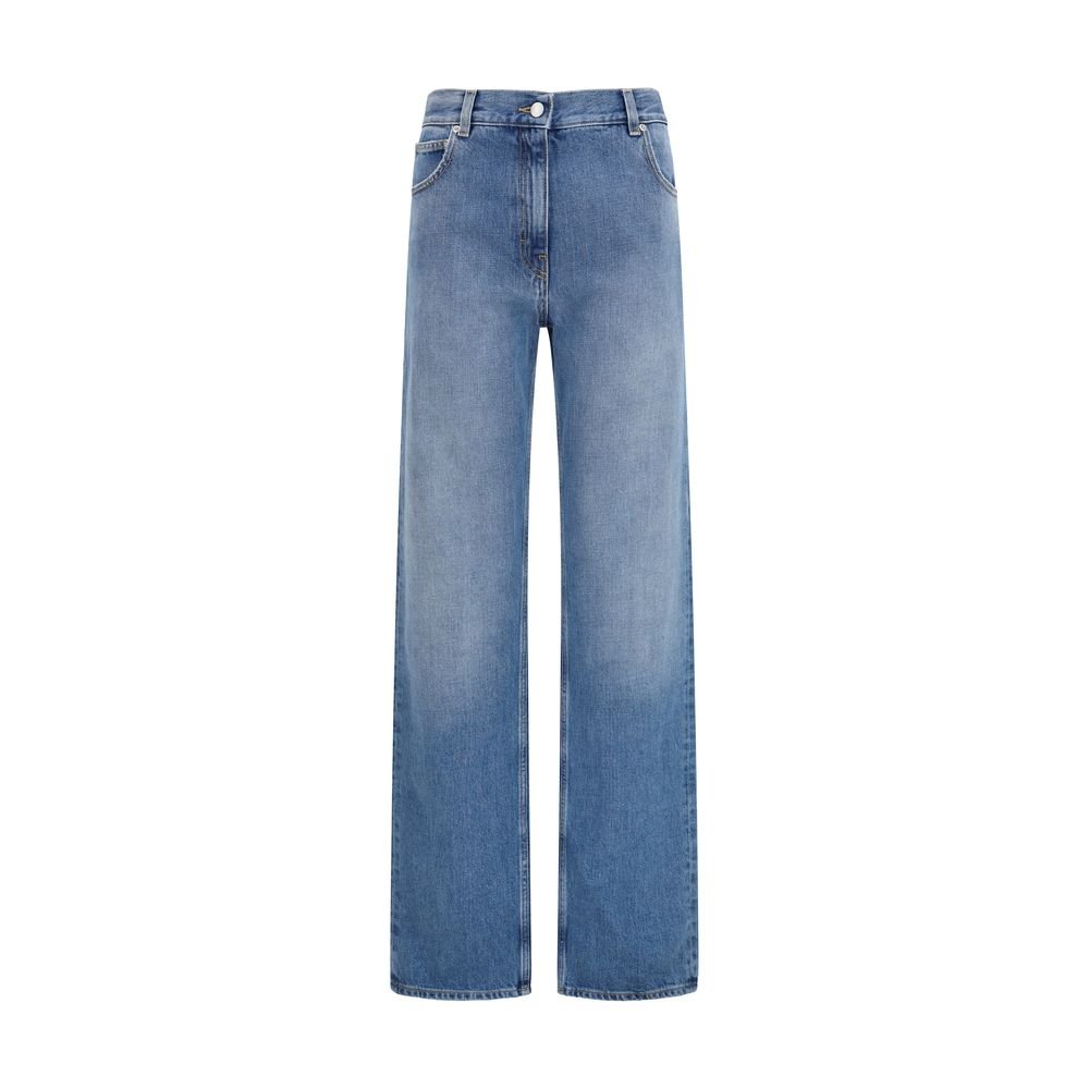 Calvin Klein Blue Cotton Straight-Leg Jeans - GET THE BRAND