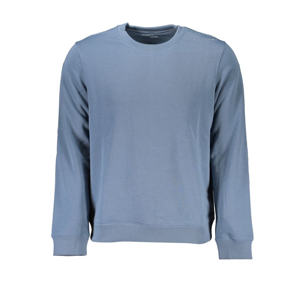 Calvin Klein Blue Polyester Men Sweatshirt - GET THE BRAND