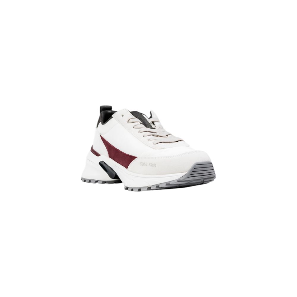 Calvin Klein Cream Suede Leather Chunky Sneakers - GET THE BRAND