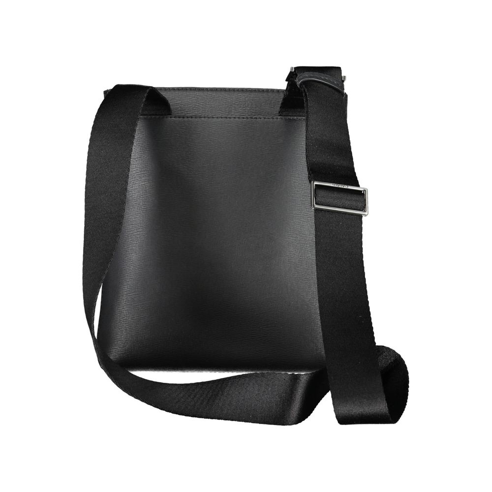 Calvin Klein Eco-Conscious Black Shoulder Bag with Logo - GET THE BRAND