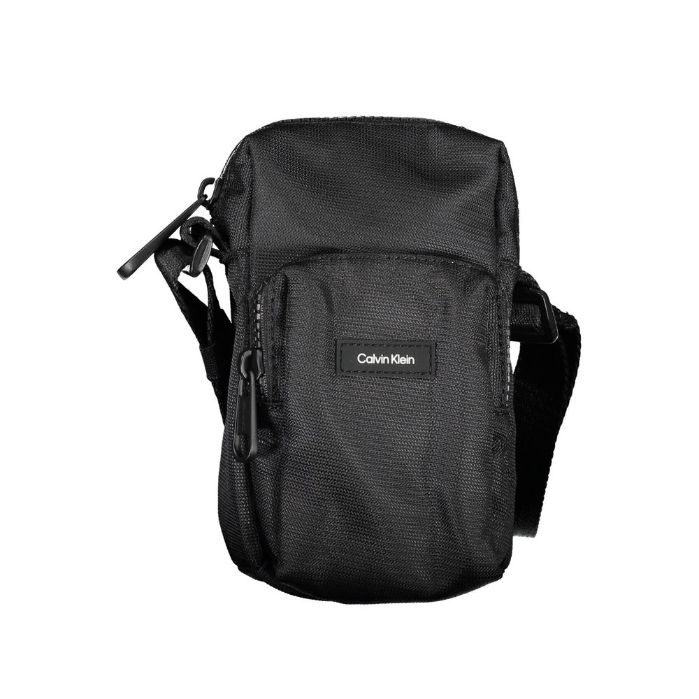 Calvin Klein Elegant Black Shoulder Bag with Chic Detailing - GET THE BRAND